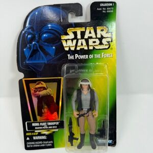 Star Wars Power of the Force Rebel Fleet Trooper Action Figure Kenner 1996